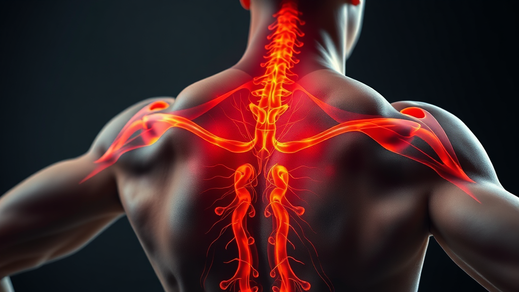 따뜻한 찜질의 효과: 근육 이완과 혈액 순환 촉진 (realistic 스타일)