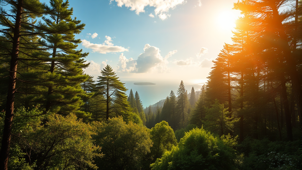 기독교적 가치와 자연장 (realistic 스타일)