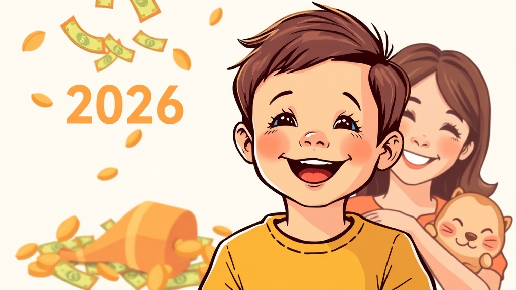 2026년 아동수당, 누가 얼마나 받게 되나요? (illustration 스타일)