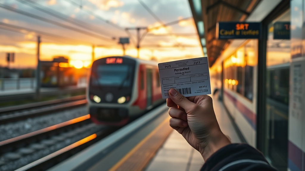 SRT 취소 및 환불, 규정 완벽 정리 (realistic 스타일)