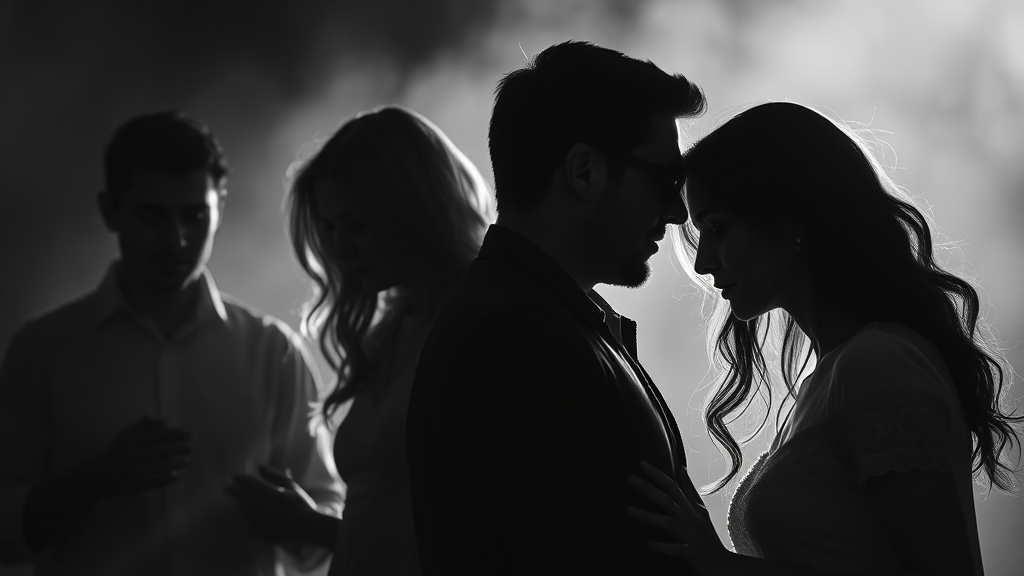주요 인물들과의 관계 분석 (realistic 스타일)