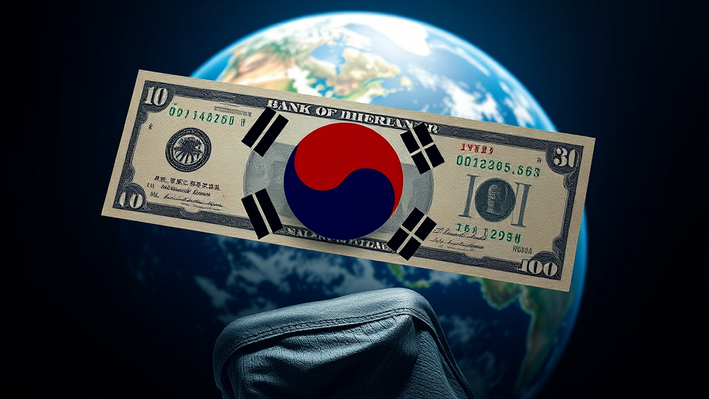 한국은행 역할: 환율 안정화 노력 (realistic 스타일)