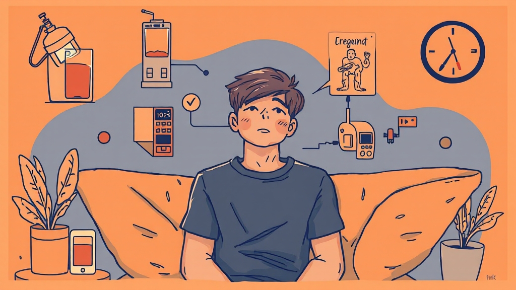 초기 증상, 놓치지 마세요! (illustration 스타일)