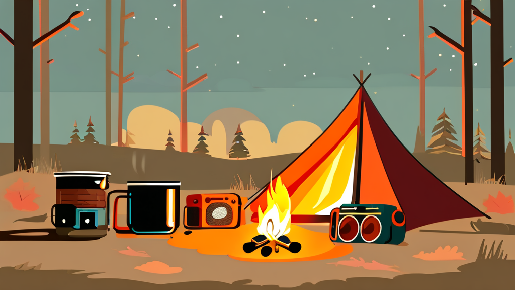 캠핑 감성 가득한 디자인의 비밀 (cartoon 스타일)