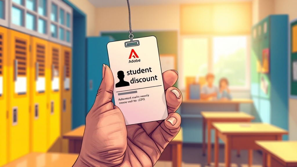 학생 할인, 누가 받을 수 있나? (illustration 스타일)
