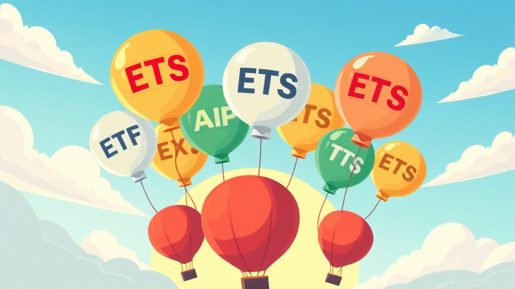 ETF란 무엇인가? 주식 투자의 새로운 방식 (cartoon 스타일)