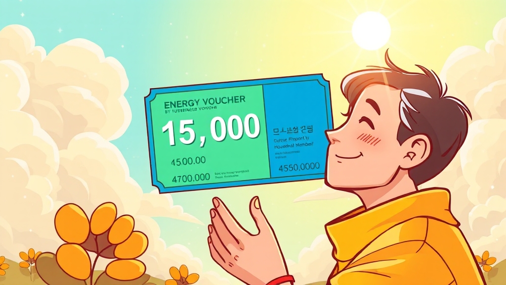 2025년 지원 대상 및 금액 (cartoon 스타일)