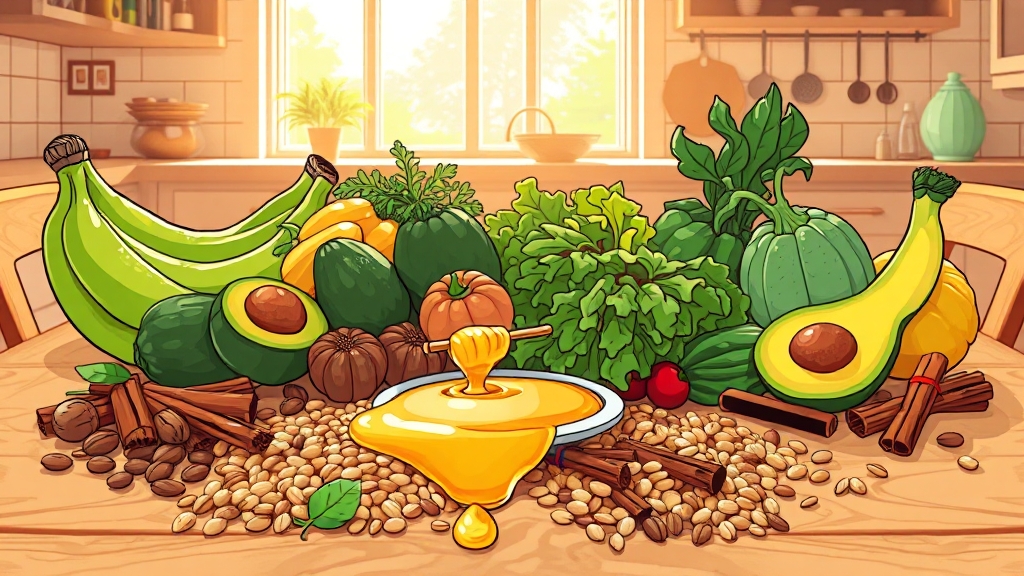 영양소 시너지, 꿀조합 공개! (cartoon 스타일)