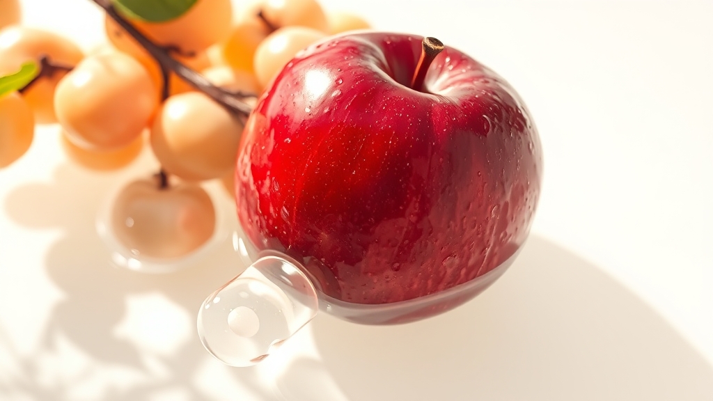 매실 효능: 건강에 미치는 영향 (realistic 스타일)