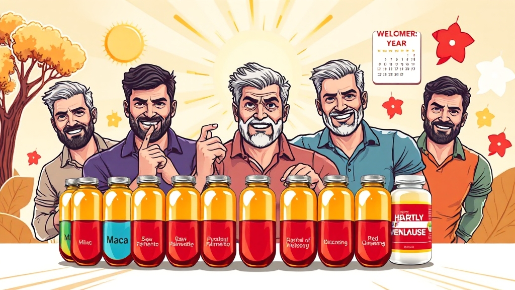 갱년기 극복! 영양제 똑똑하게 고르는 법 💊 (illustration 스타일)