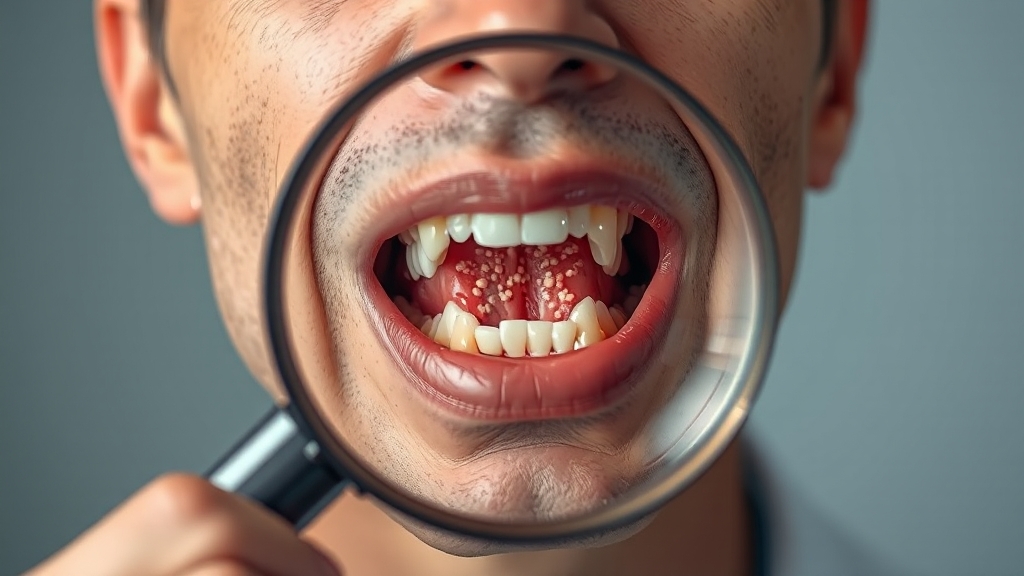 칸디다성 구내염이란? (realistic 스타일)