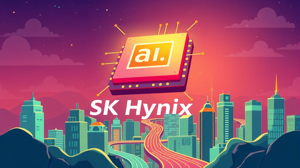 기술 및 산업 동향 (cartoon 스타일)