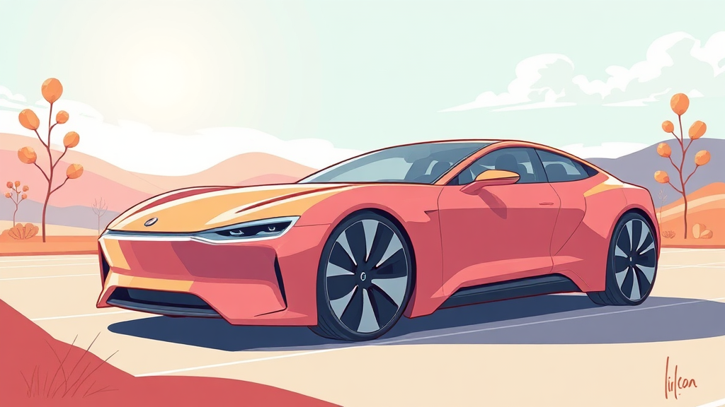 3천만원대 전기차, 정부 보조금으로 더 가까이 (illustration 스타일)