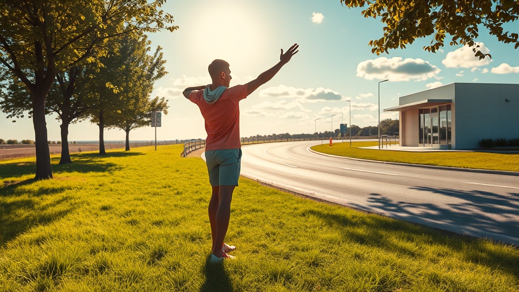 장시간 운전 건강 위험 완화 방법 (realistic 스타일)