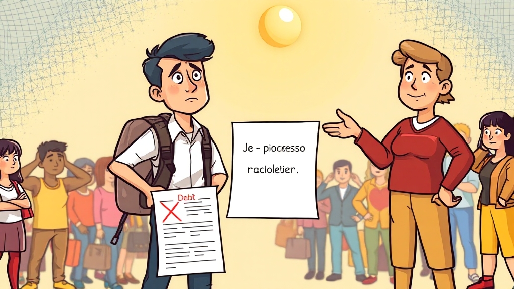 빚탕감 제도, 왜 중요할까요? (cartoon 스타일)