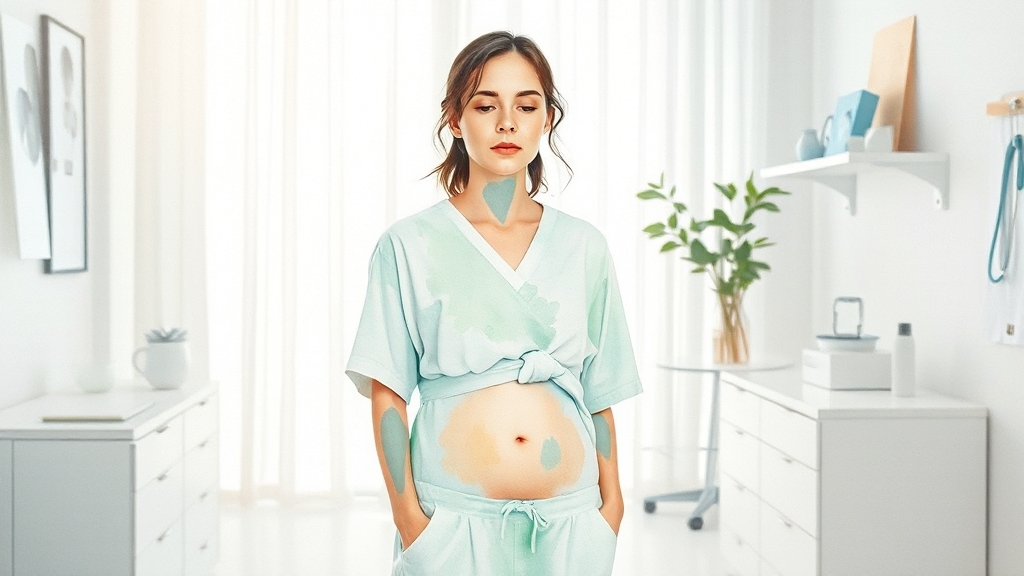 입 냄새와 백태의 관계 (watercolor 스타일)