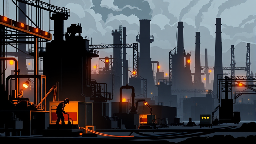 미국 제조업 부활 정책의 실제 효과와 한계 (illustration 스타일)