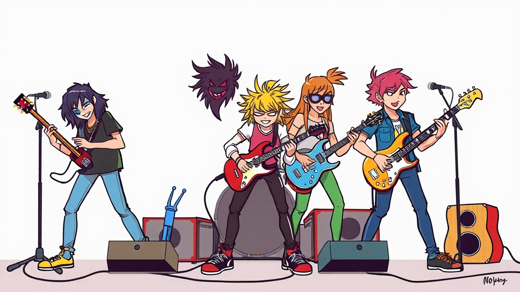 엑스디너리 히어로즈의 음악적 특징 (cartoon 스타일)