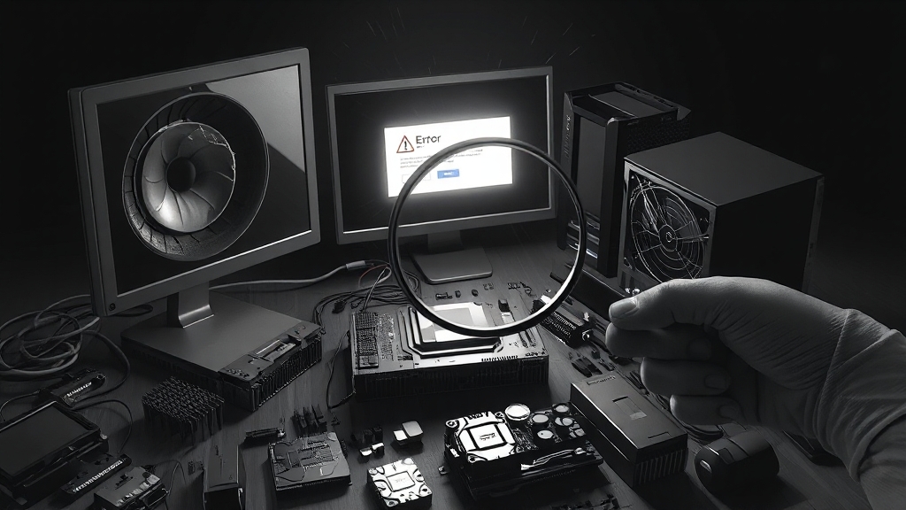 초기 점검 및 원인 분석 (illustration 스타일)