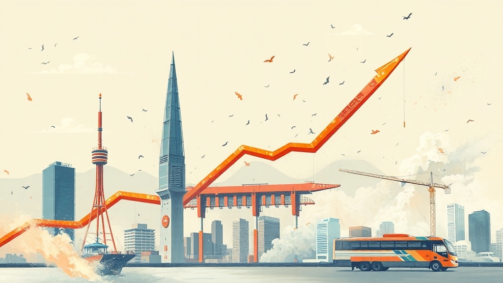 국내 경제, 어떤 영향? (illustration 스타일)