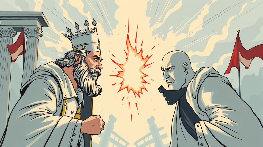 왕과 사는 남자, 표절 논란 속 향후 전망 (illustration 스타일)