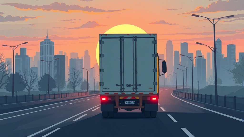 새벽배송 규제 찬반 논쟁 (illustration 스타일)