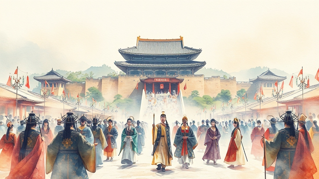 축제 개요 및 역사적 의미 (watercolor 스타일)
