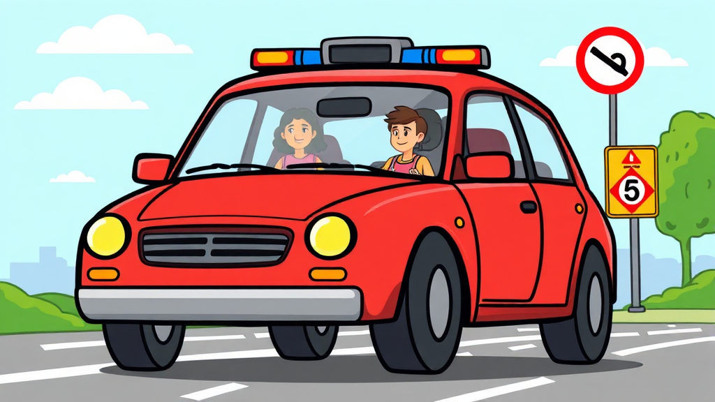 2026년 교통법규, 뭐가 달라지나? (cartoon 스타일)
