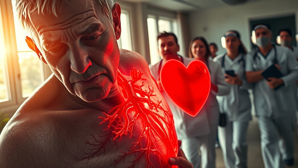 심근경색이란? (realistic 스타일)