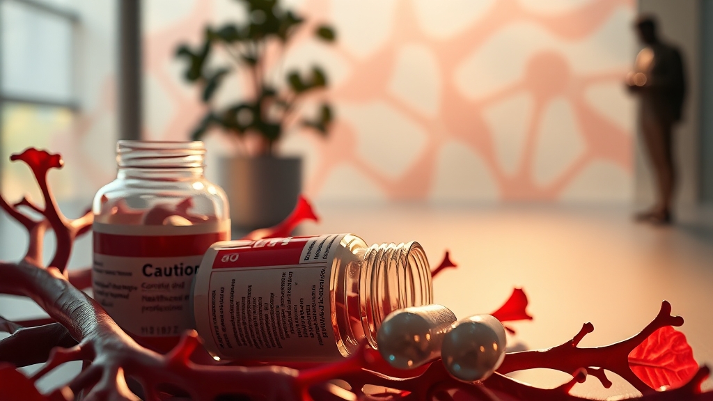 혈액순환 영양제 추천 효과 부작용 처방 총정리 (25년 최신) 6 부작용, 꼼꼼히 알아두세요! (realistic 스타일)