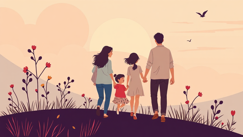 암보험, 미래를 위한 현명한 준비 (illustration 스타일)