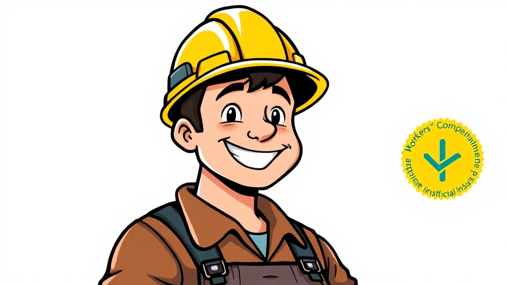 산재보험, 왜 필요할까요? (cartoon 스타일)