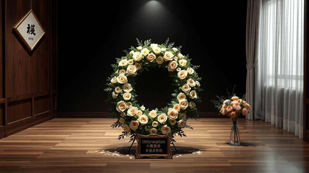 근조화환 주문 가이드 (realistic 스타일)