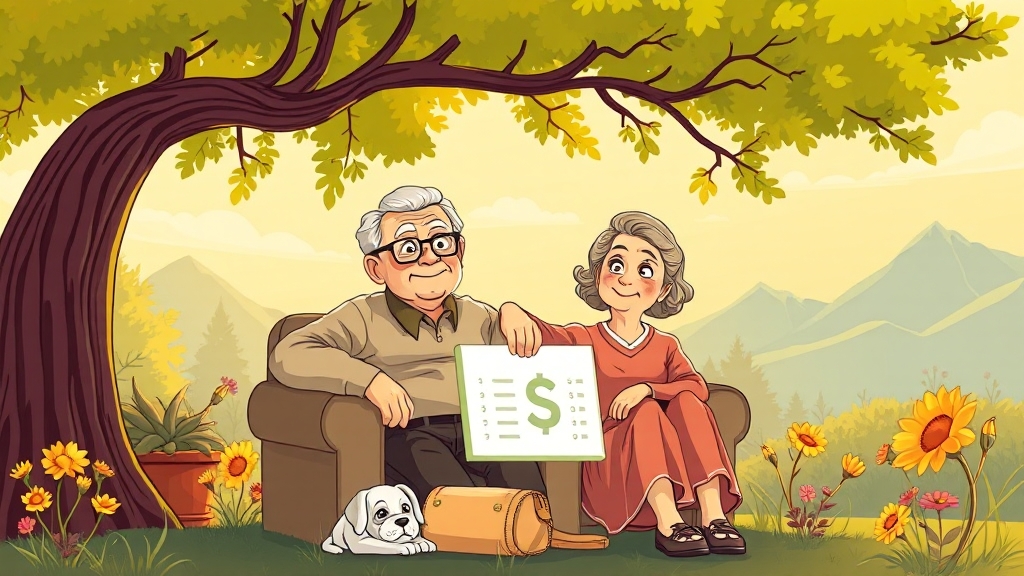 왜 퇴직연금 의무화인가? (cartoon 스타일)