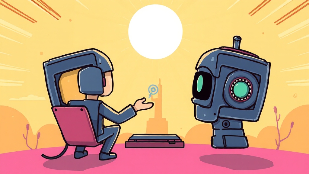 엔비디아의 역할과 한국 반도체 산업에 미치는 영향 (cartoon 스타일)