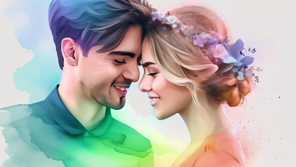 프라이버시와 관계 관리, 멀티프로필로 스마트하게 (watercolor 스타일)