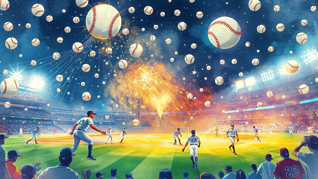 올스타전, 언제 어디서 열릴까? (watercolor 스타일)