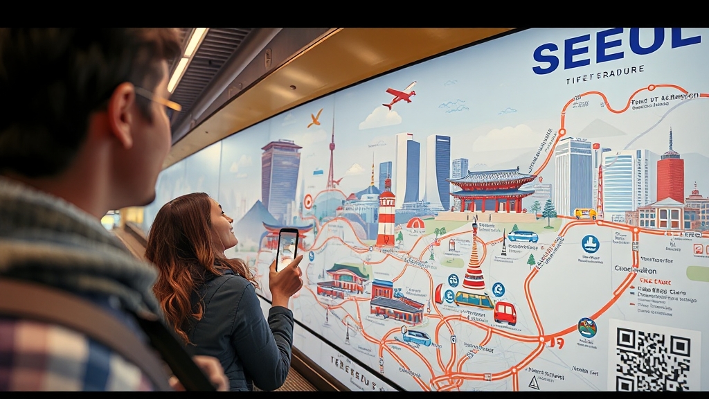 서울 지도 활용법 (realistic 스타일)