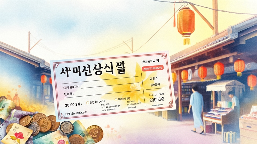 환급금, 얼마나 받을 수 있을까? (watercolor 스타일)