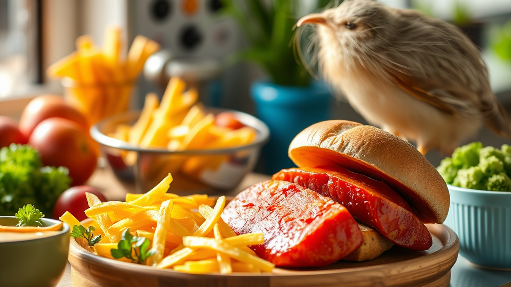 운동과 식욕 관리, 균형 잡힌 접근 (realistic 스타일)