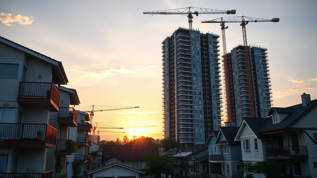 재개발 세금 판단 기준 (realistic 스타일)