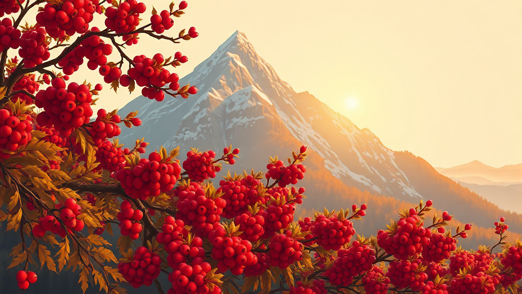 마가목이란? (illustration 스타일)