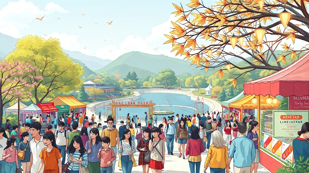 축제가 가져다줄 효과 (illustration 스타일)