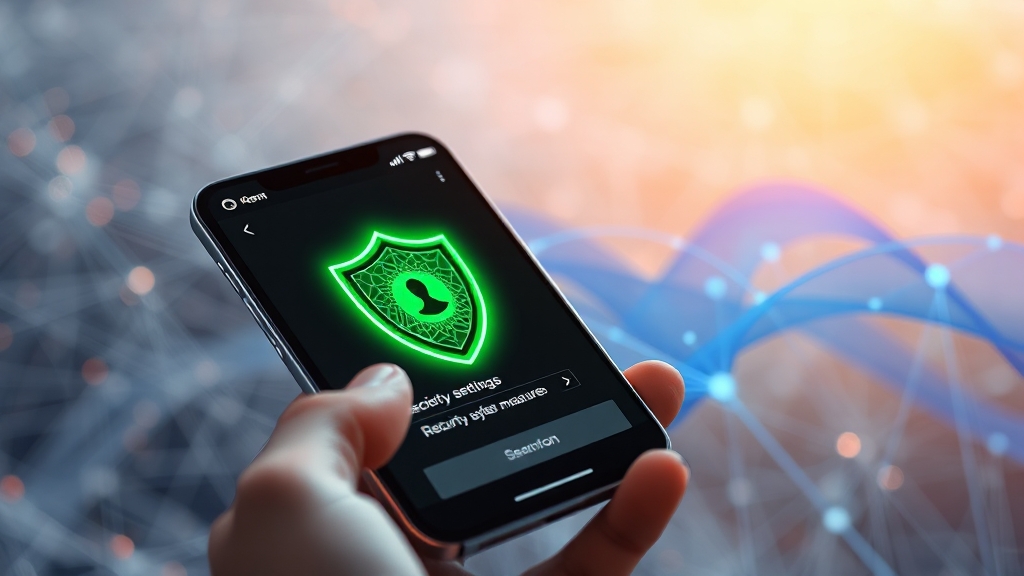 안드로이드 보안 솔루션 & 앱 소개 (realistic 스타일)