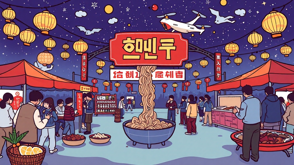 주요 프로그램 및 즐길 거리 (cartoon 스타일)