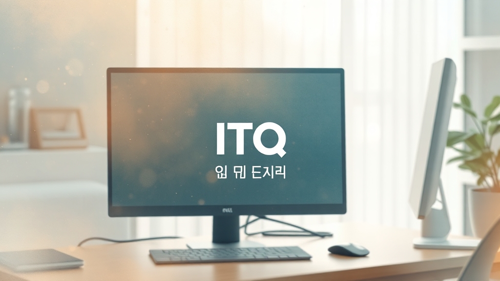 ITQ 시험 과목 (watercolor 스타일)