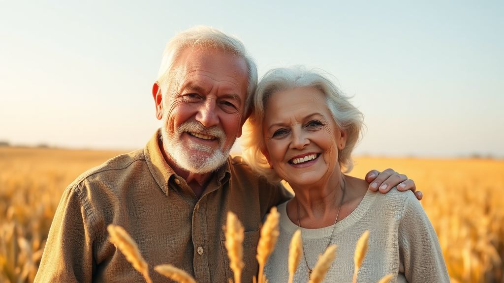 든든한 노후를 위해 (realistic 스타일)