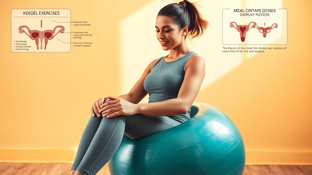 요실금 치료, 어떻게 해야 할까요? (realistic 스타일)