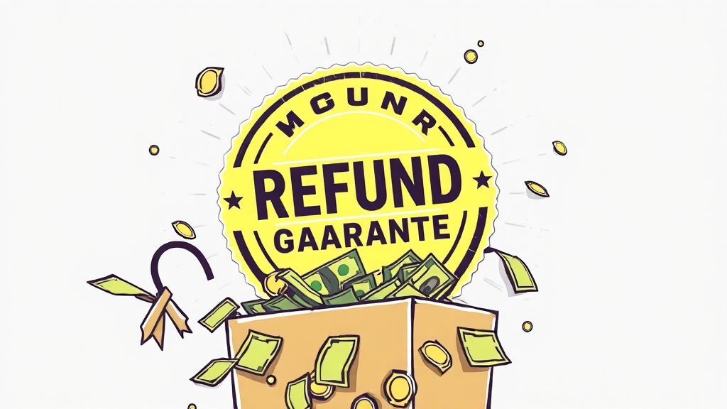 100% 환불, 정말 가능할까? (illustration 스타일)