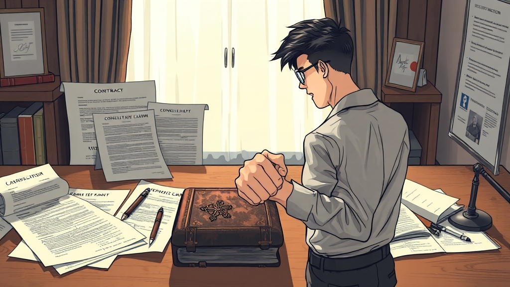 전세사기 발생 시 대처 방법 (illustration 스타일)